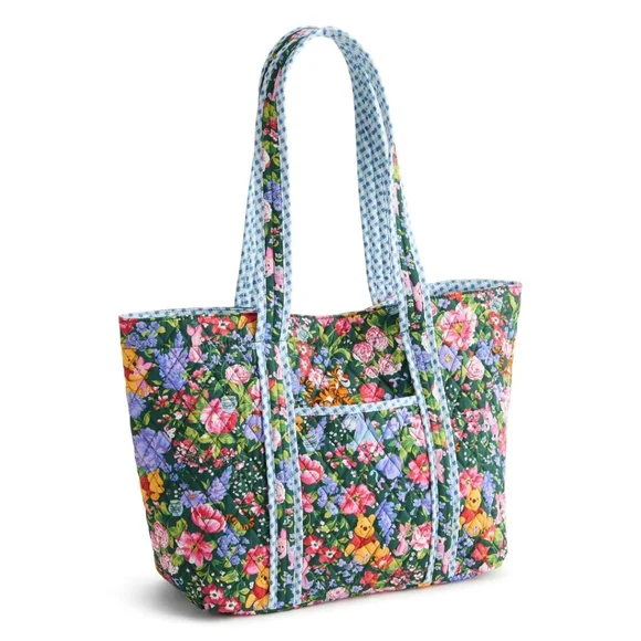 Disney Hathaway Tote Winnie the pooh springtime in Premium cotton Reversible